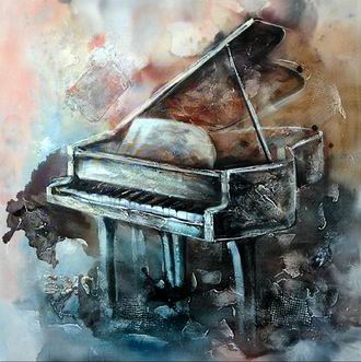 Musical Instrument oil painting